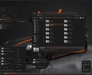 Tema Windows 7 Dark Agility Tampilan 1