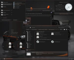 Tema Windows 7 Dark Agility Tampilan 3