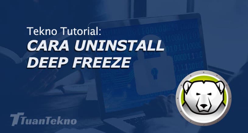 uninstall deep freeze