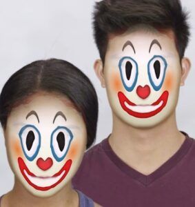 Clown Snapchat Filter
