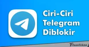 tanda telegram diblokir