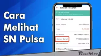 serial number pengisian pulsa