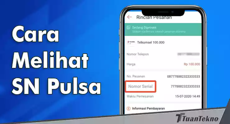 serial number pengisian pulsa